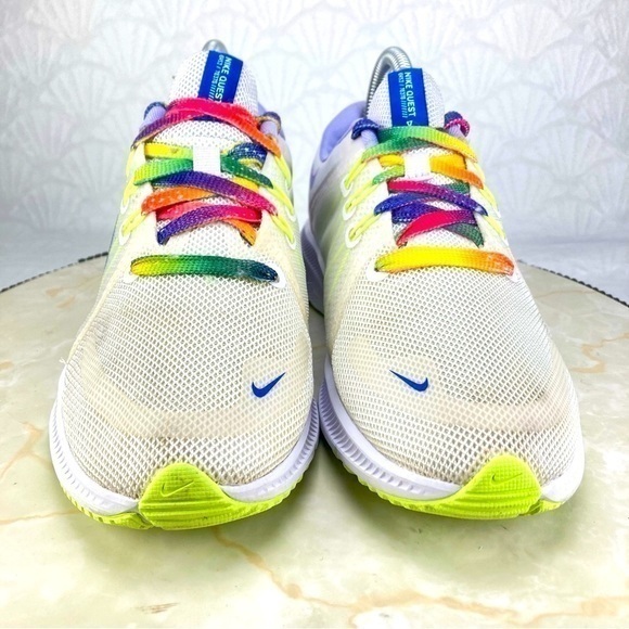 Nike Quest 4 Summit Womens Size 7.5 Shoes White Royal Athletic Running Sneakers - Picture 3 of 10
